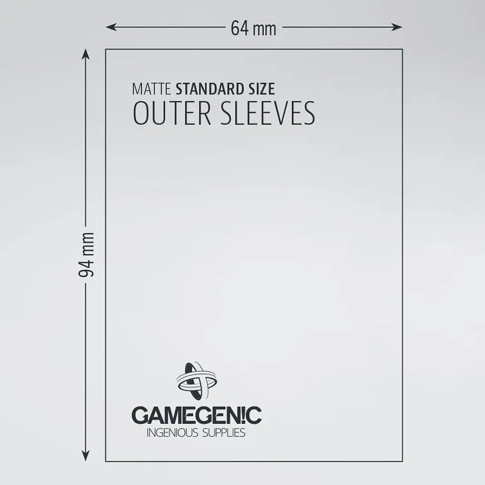 Protectores Gamegenic - Outer Sleeves Matte Standard Size (x50)  3