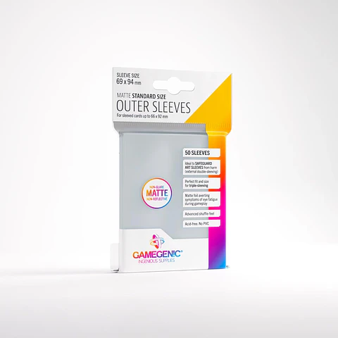 Protectores Gamegenic - Outer Sleeves Matte Standard Size (x50) 