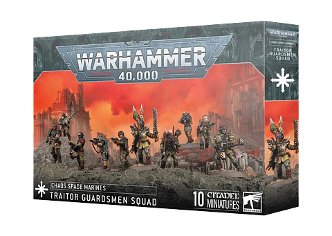Chaos Space Marines: Traitor Guardsmen Squad 