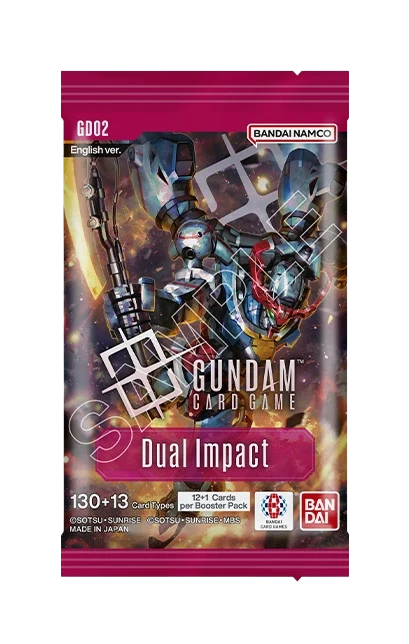 GCC GUNDAM DUAL IMPACT 4個セット Gundam TCG: Sobre Dual Impact Booster Pack [GD02]