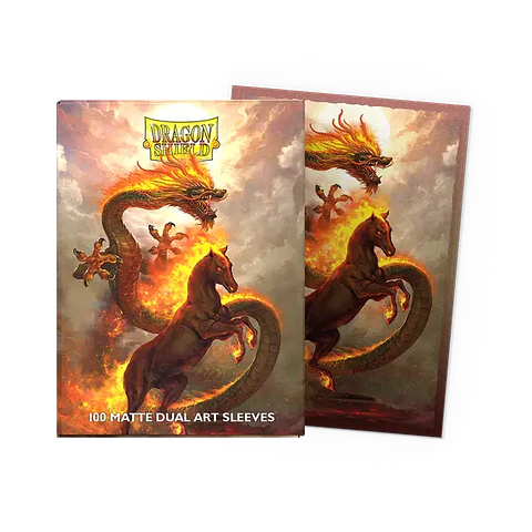 Protectores Dragon Shield Matte Dual Art - Fire Horse 2026 