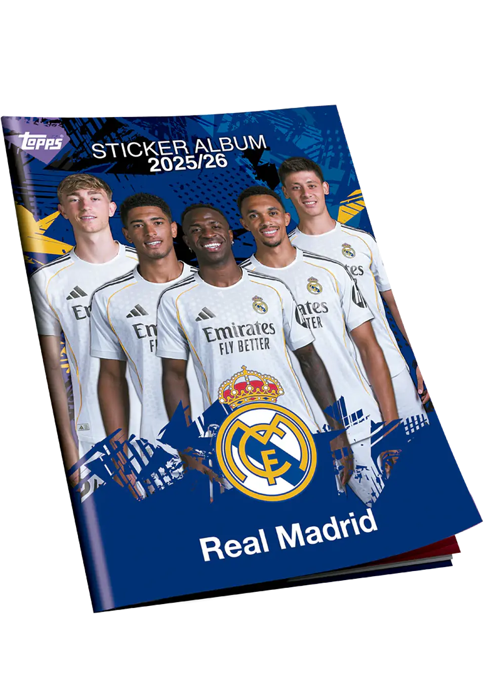 Albúm Real Madrid completo a pegar 150 Stickers Topps  1