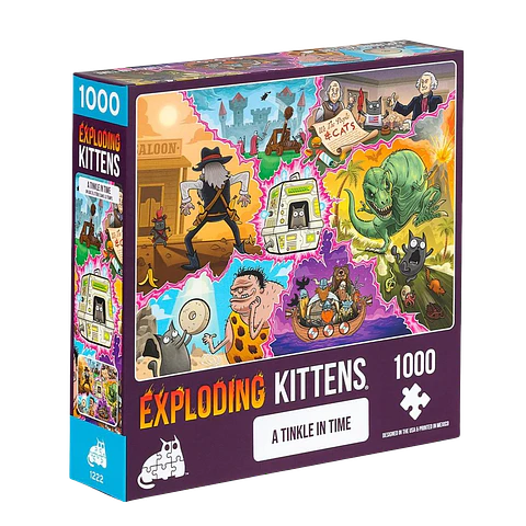 Exploding Kittens Puzzle 1000 pzas A Tinkle In Time 
