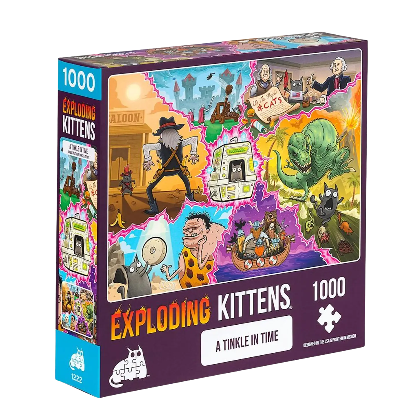 Exploding Kittens Puzzle 1000 pzas A Tinkle In Time  1