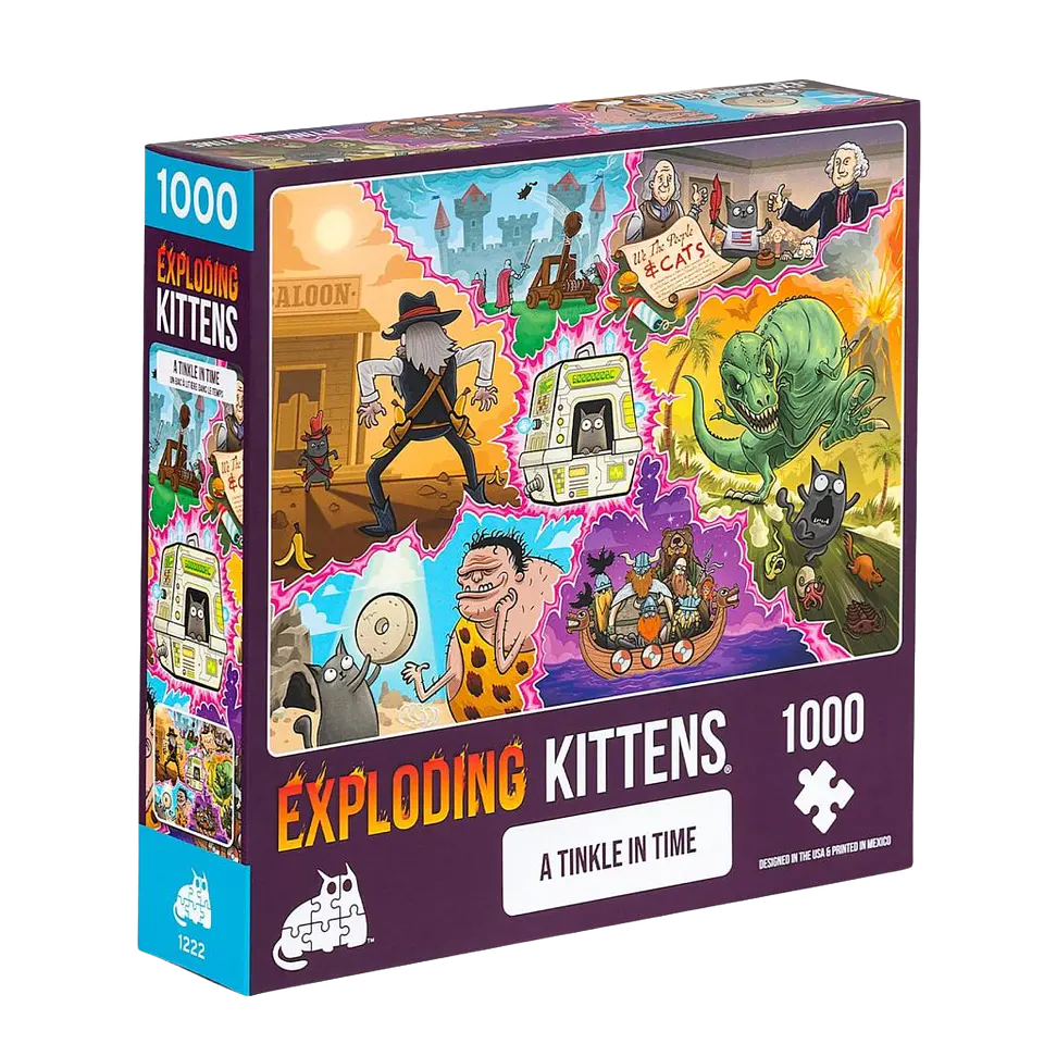 Exploding Kittens Puzzle 1000 pzas A Tinkle In Time  1