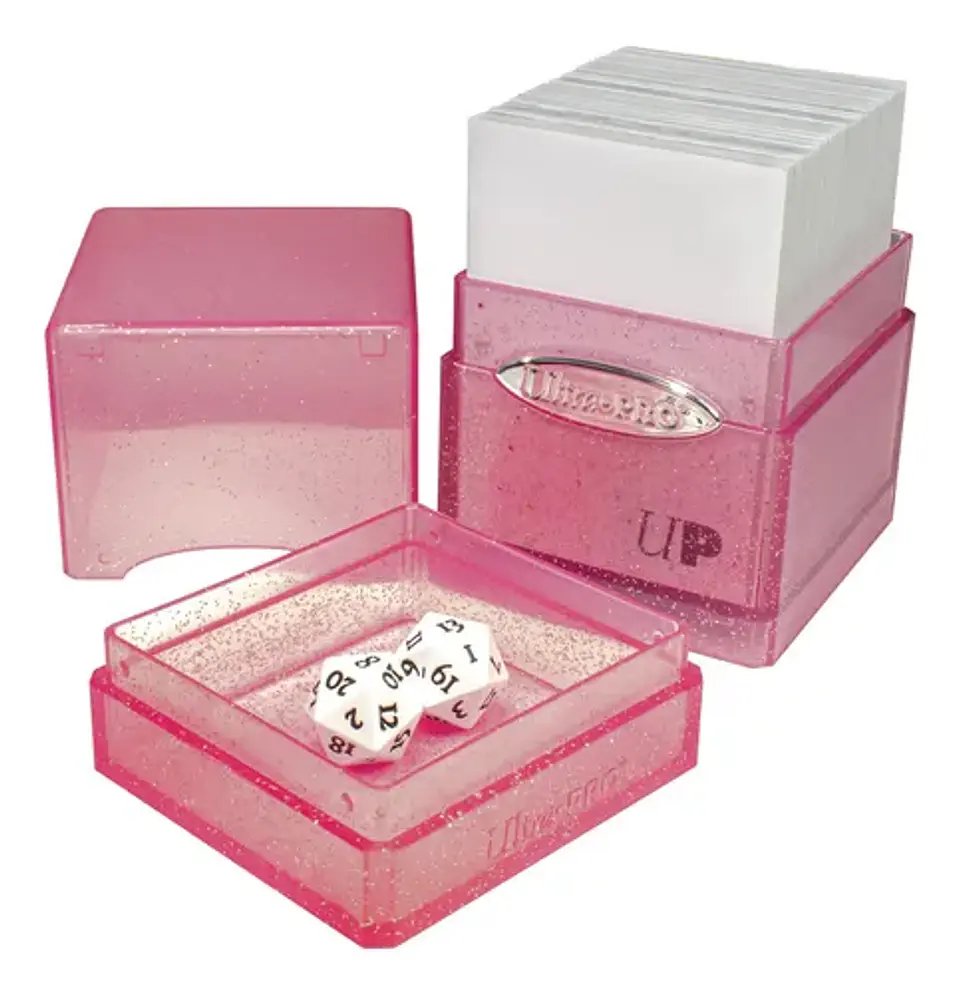 Porta Mazo: Satin Tower 100+ Glitter - Rosado  2