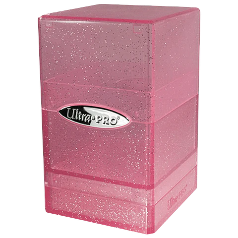 Porta Mazo: Satin Tower 100+ Glitter - Rosado 
