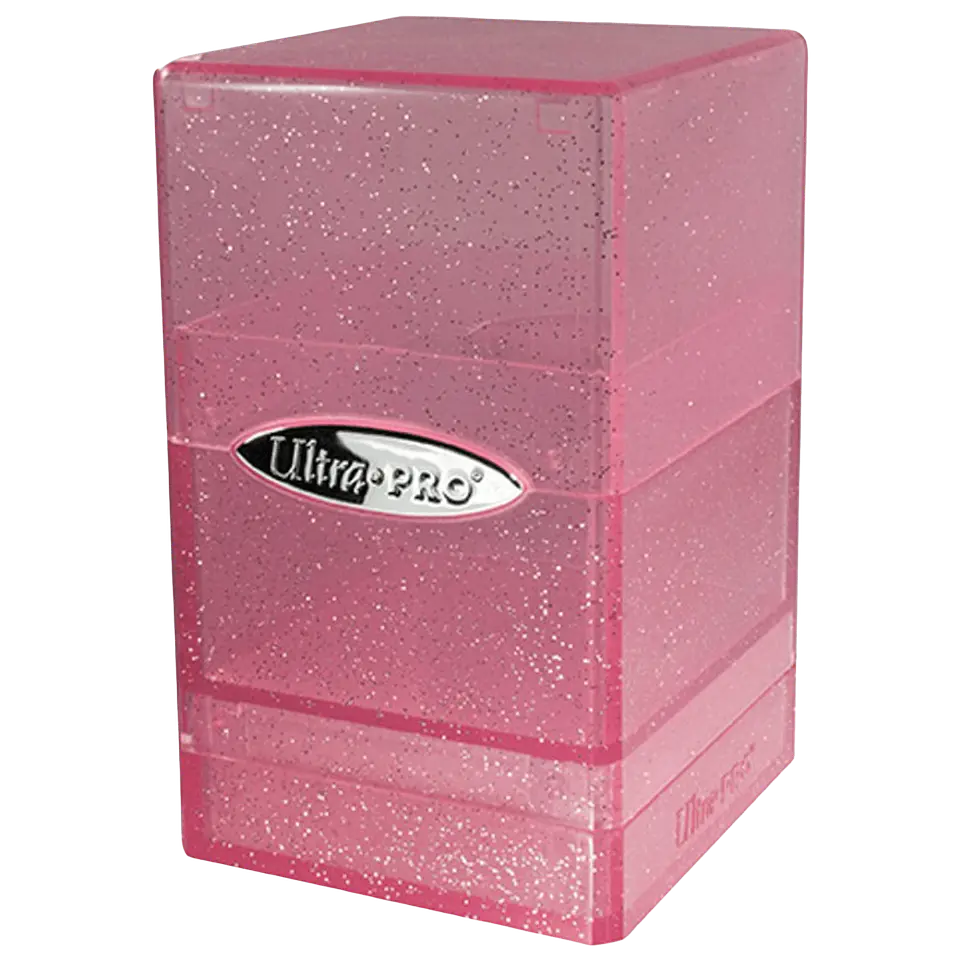Porta Mazo: Satin Tower 100+ Glitter - Rosado  1
