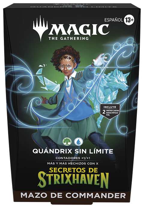 Mazo commander Secrets of Strixhaven - Quandrix Unlimited (Español) 