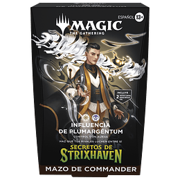 Mazo commander Secrets of Strixhaven - Silverquill Influence (Español) 