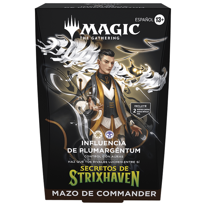 Mazo commander Secrets of Strixhaven - Silverquill Influence (Español) 