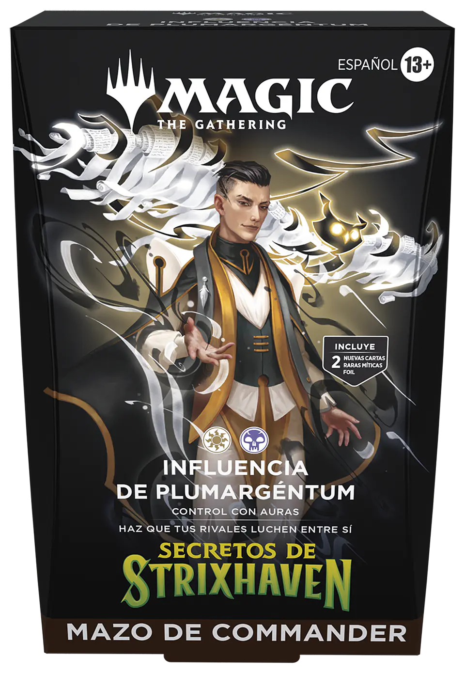 Mazo commander Secrets of Strixhaven - Silverquill Influence (Español)  1