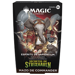 Mazo commander Secrets of Strixhaven - Lorehold Spirit (Español) 