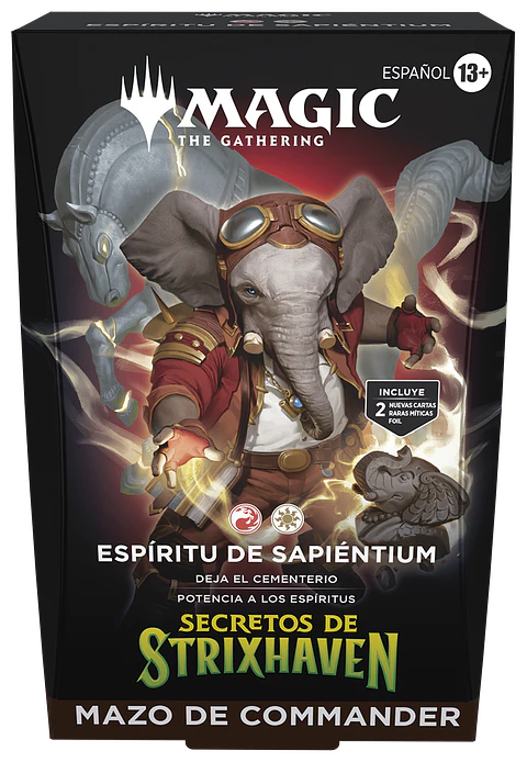 Mazo commander Secrets of Strixhaven - Lorehold Spirit (Español) 