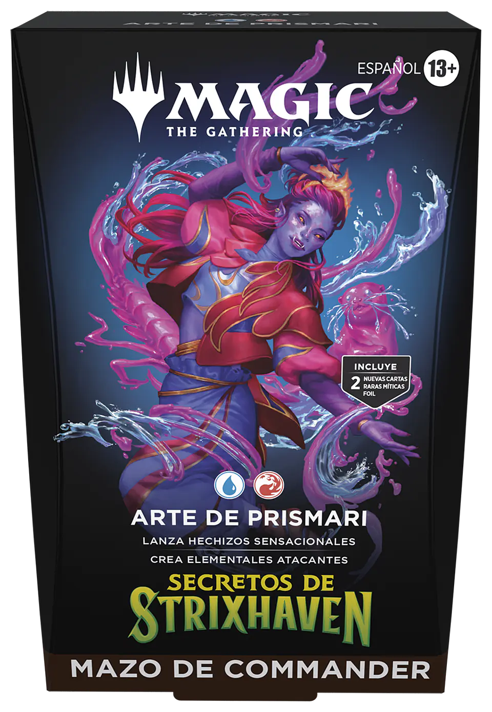 Mazo commander Secrets of Strixhaven - Prismari Artistry (Español)  1