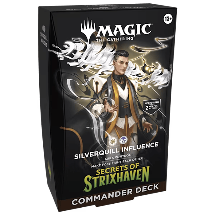 Mazo commander Secrets of Strixhaven - Silverquill Influence (Inglés) 