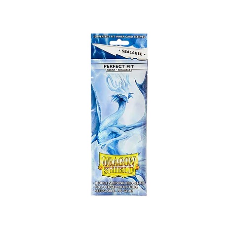 Dragon Shield Sleeves: Perfect Fit Japanese Sealable Inner SleevesClear 