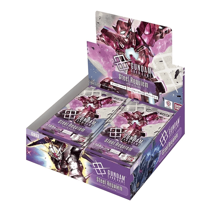 Caja de sobres Gundam Steel Requiem (GD03) 