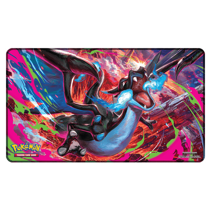 Playmat Mega‑Charizard X ex
