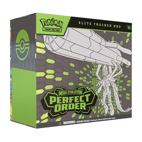 Pokemon TCG: Mega Evolution - Perfect Order Elite Trainer Box (Inglés) 