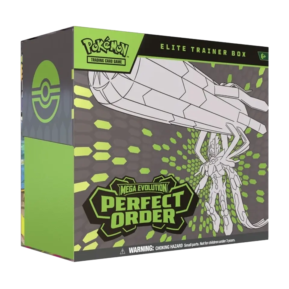 Pokemon TCG: Mega Evolution - Perfect Order Elite Trainer Box (Inglés)  1