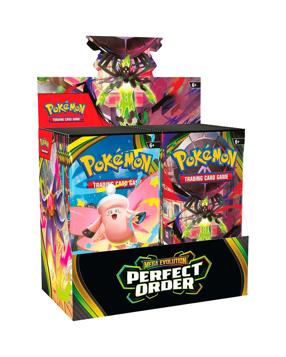 Pokemon TCG: Caja de Sobres Mega Evolution - Perfect Order (Español)  1