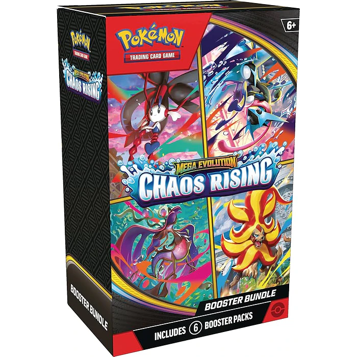 Pokemon TCG: Mega Evolution - Chaos Rising - Booster Bundle (Inglés) 