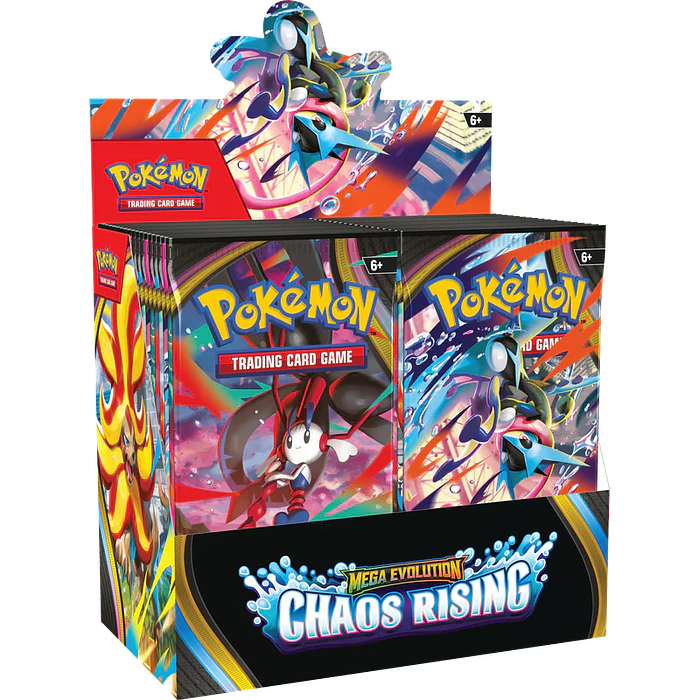 Caja de sobres Pokemon TCG Mega Evolution - Chaos Rising (Español) 