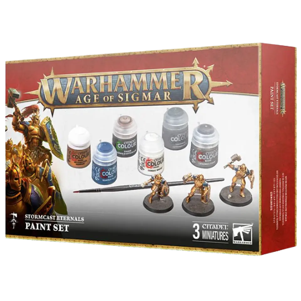 Set de Pinturas + Stormcast Eternals (6 pinturas+pincel+3 minis)(2026)  1