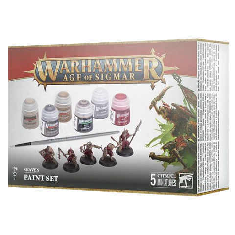 Set de Pinturas + Skaven (6 pinturas+pincel+5 minis) (2026) 