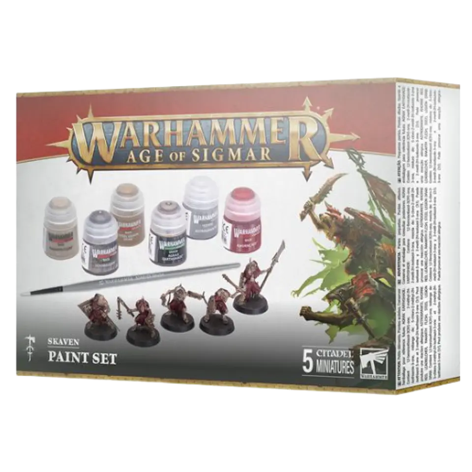 Set de Pinturas + Skaven (6 pinturas+pincel+5 minis) (2026)  1