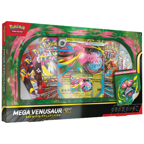 Pokemon TCG: Mega Venasaur ex Premium Collection (Español) 