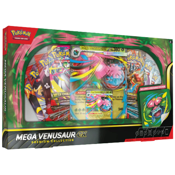 Pokemon TCG: Mega Venasaur ex Premium Collection (Español) 
