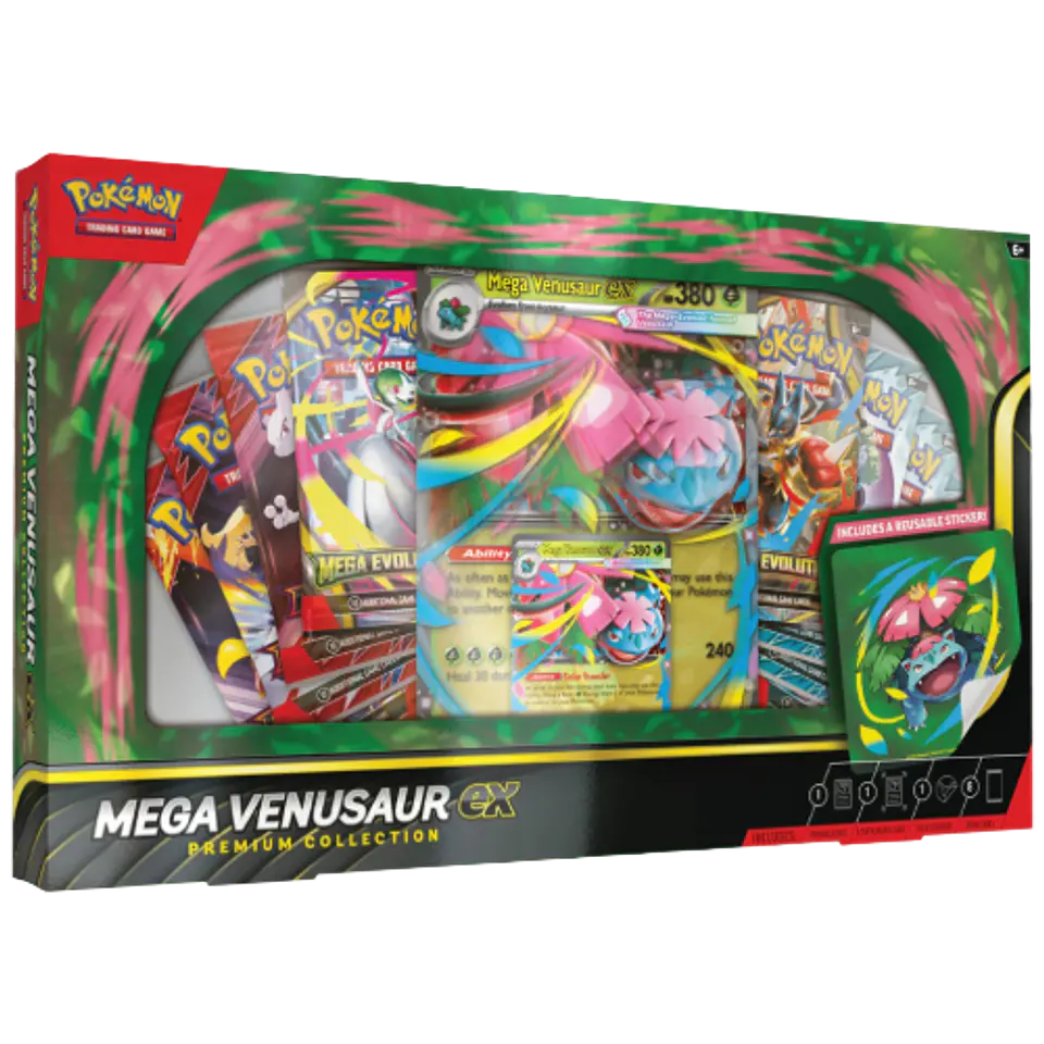 Pokemon TCG: Mega Venasaur ex Premium Collection (Español)  1