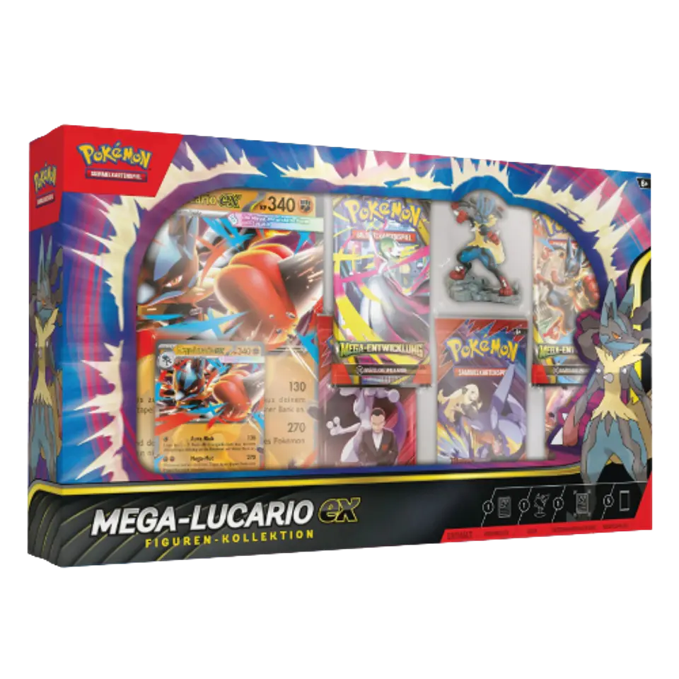 Pokemon TCG: Mega-Lucario ex Figure Collection (Español)  1