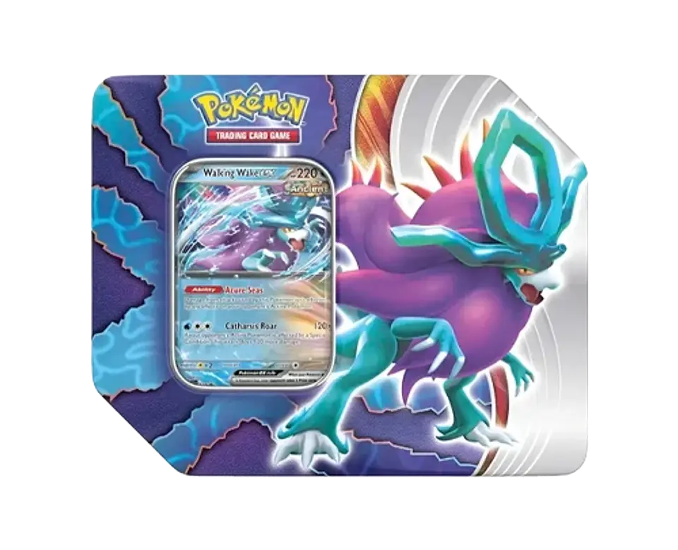 Pokémon TCG: Paradox Clash Tin - Walking Wake Ex (Inglés)  1