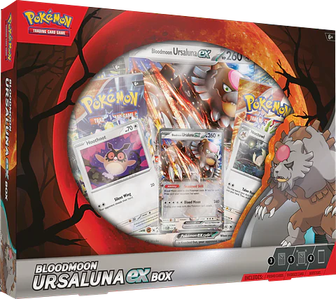 Pokémon TCG - Bloodmoon Ursalunas ex Box (Ingles) 
