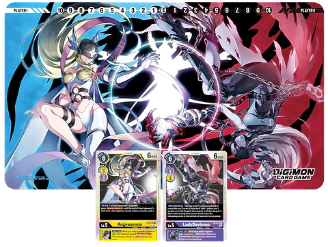 Digimon TCG: Tamer Goods Set - AngeWomon & LadyDevimon (PB14) 