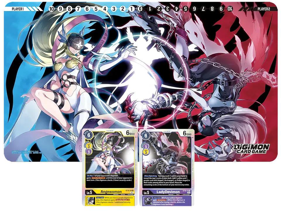 Digimon TCG: Tamer Goods Set - AngeWomon & LadyDevimon (PB14)  1