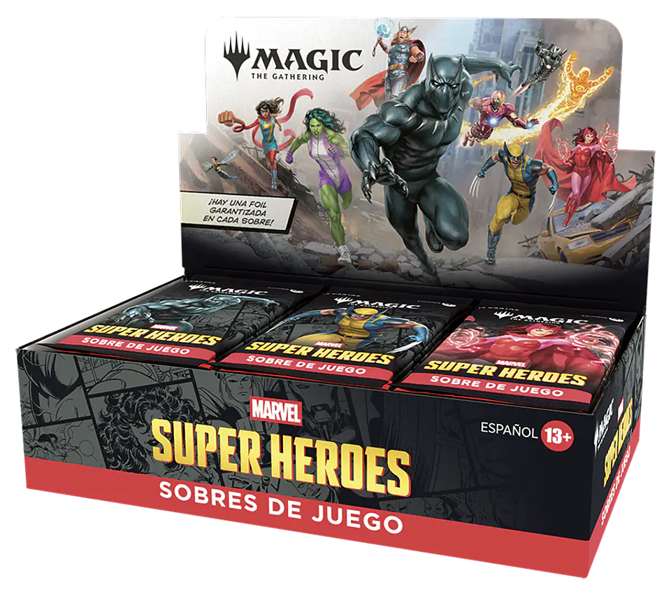 Play Booster Box - Marvel Super Heroes (Español)  1
