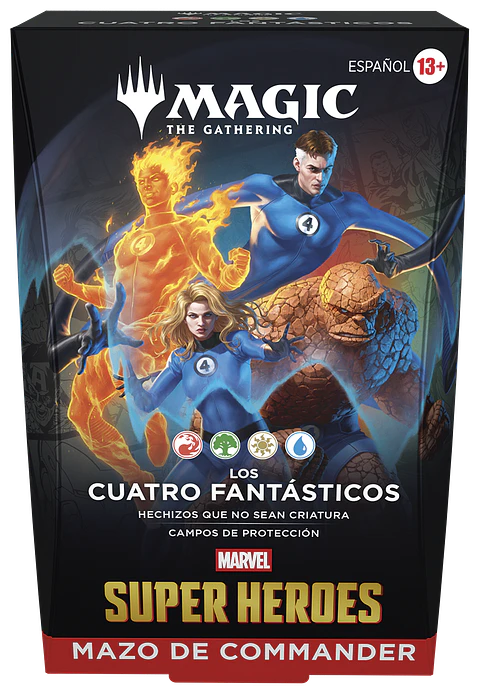 Mazo Commander Marvel Super Heroes - Fantastic Four (Español) 