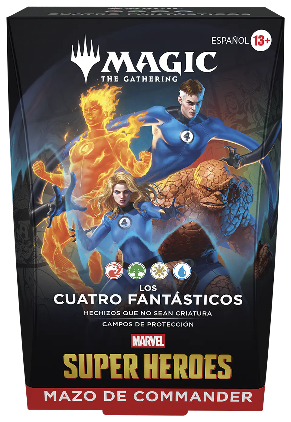 Mazo Commander Marvel Super Heroes - Fantastic Four (Español)  1