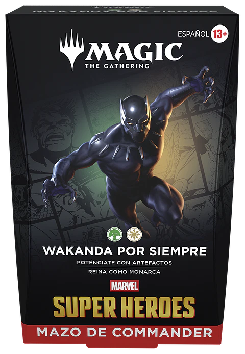 Mazo Commander Marvel Super Heroes - Wakanda Forever (Español) 