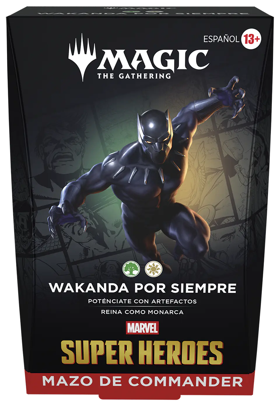 Mazo Commander Marvel Super Heroes - Wakanda Forever (Español)  1