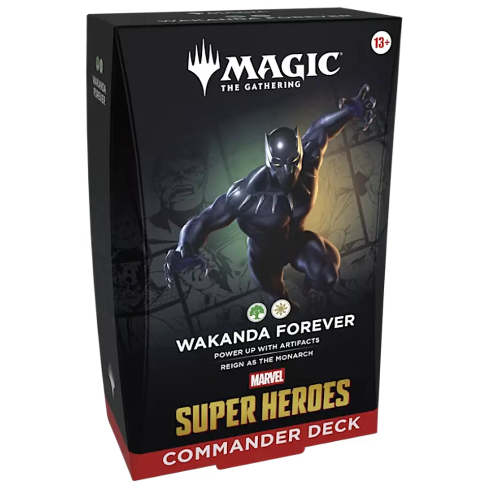 Mazo Commander Marvel Super Heroes - Wakanda Forever (Inglés)  1