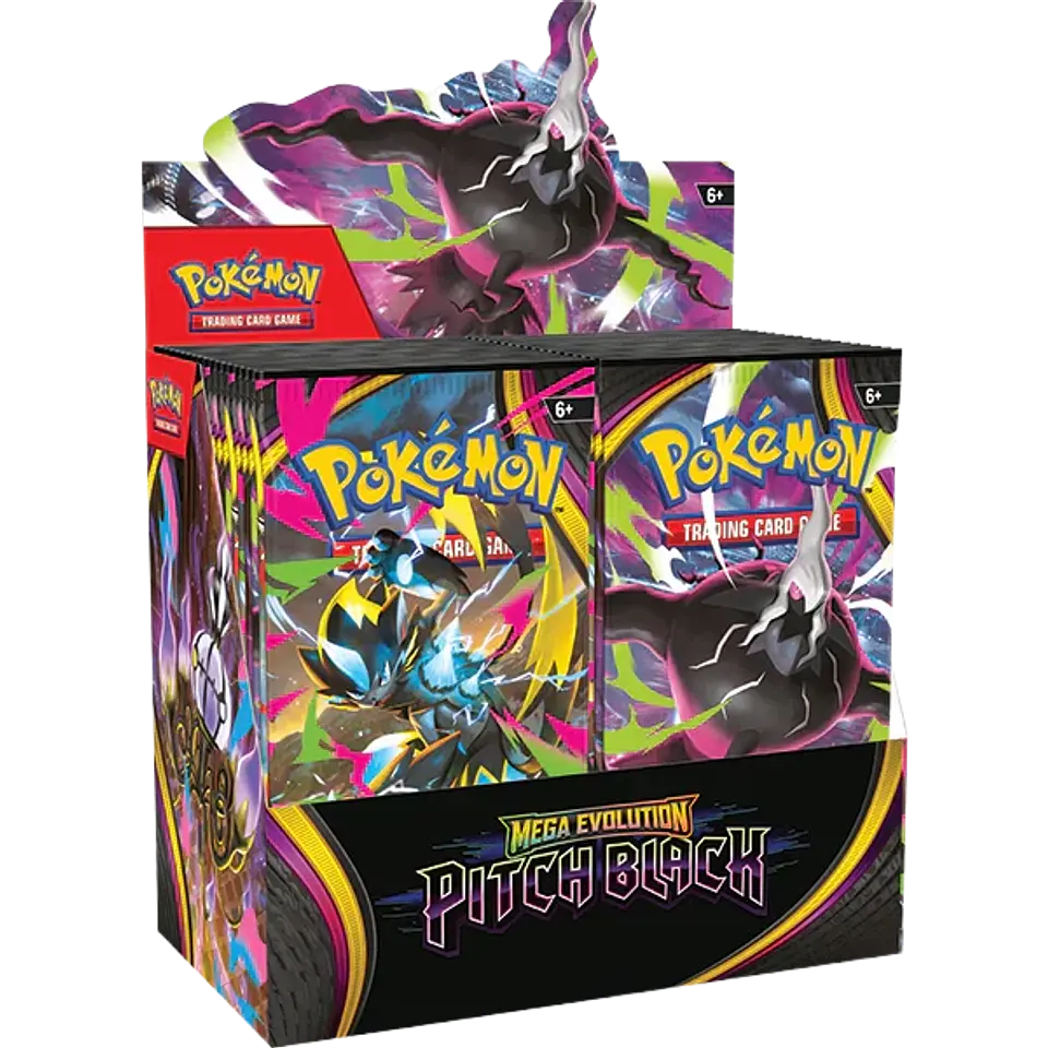 Caja de sobres Pokemon TCG Mega Evolution - Pitch Black (Inglés) 1