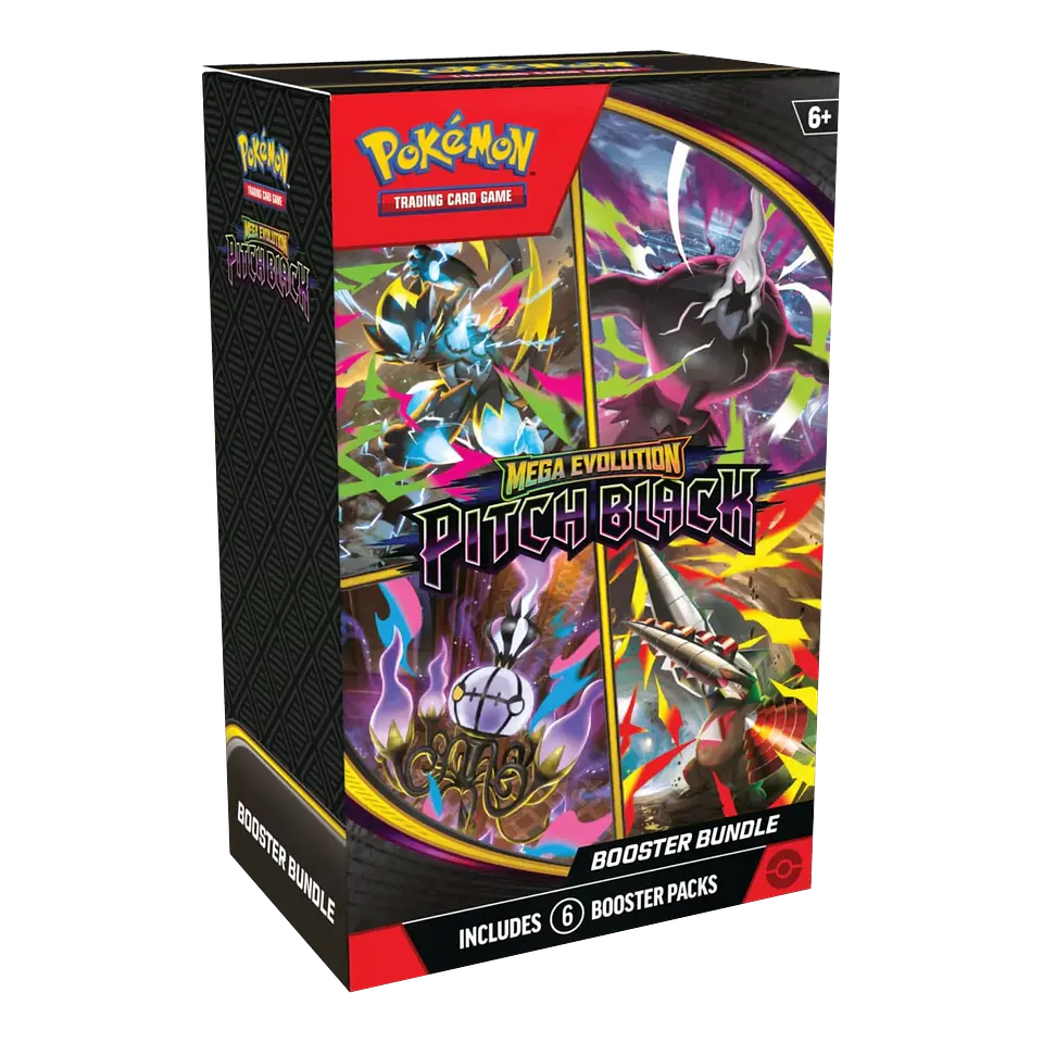 Pokemon TCG: Mega Evolution - Pitch Black - Booster Bundle (Inglés) 1