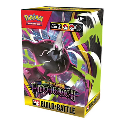 Pokemón TCG: Mega Evolution - Pitch Black - Build & Battle (Inglés)
