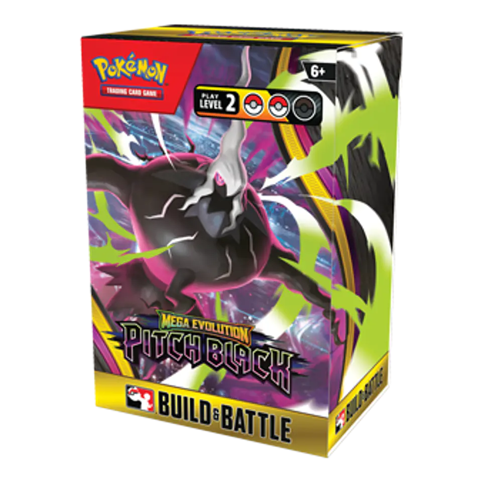 Pokemón TCG: Mega Evolution - Pitch Black - Build & Battle (Inglés) 1