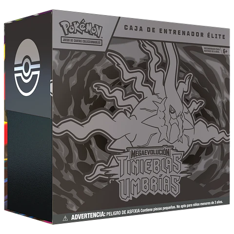 Pokemon TCG: Mega Evolution - Pitch Black - Elite Trainer Box (Inglés)